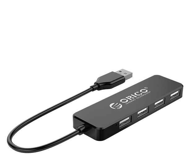 Orico USB-A - 4x USB-A 2.0 - czarny ORICO-FL01-BK-BP-HW-HU - 1343453 - zdjęcie 2